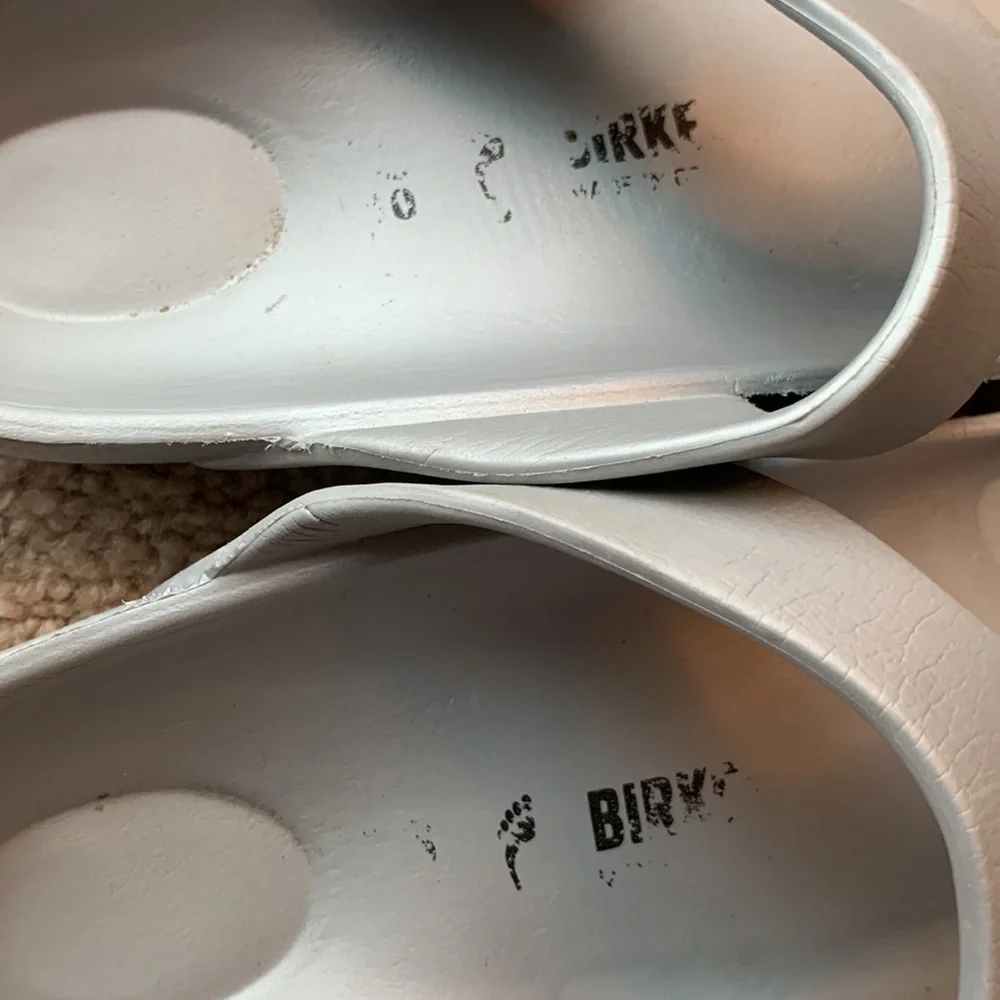 Birkenstock | Birkenstock Gizeh Essentials EVA silver sandals
